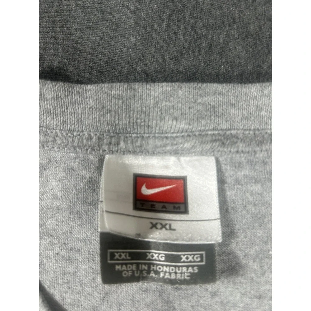 Vintage Nike Team‎ USC Trojans NCAA Graphic T- Shirt Gray XXL Y2K